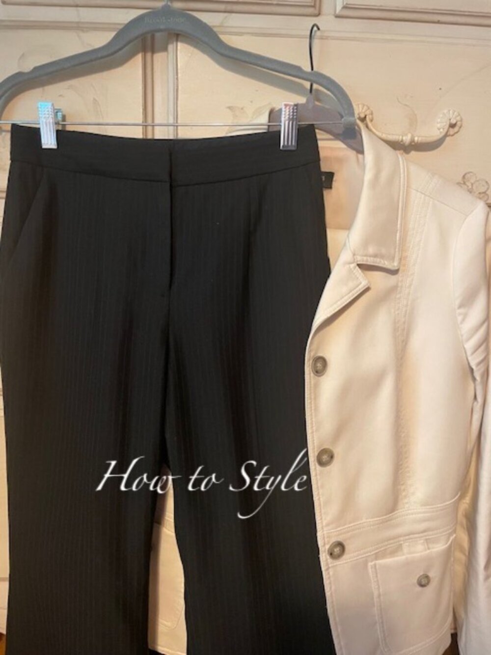 Calvin Klein Pinstripe Dress Pants/Trousers- size 2P